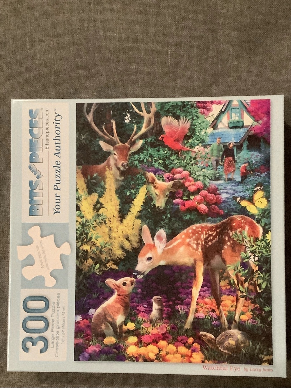 Bits and Pieces “Watchful Eye” by Larry Jones 300-Piece Jigsaw Puzzle